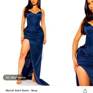 Fashion Nova Satin Dress